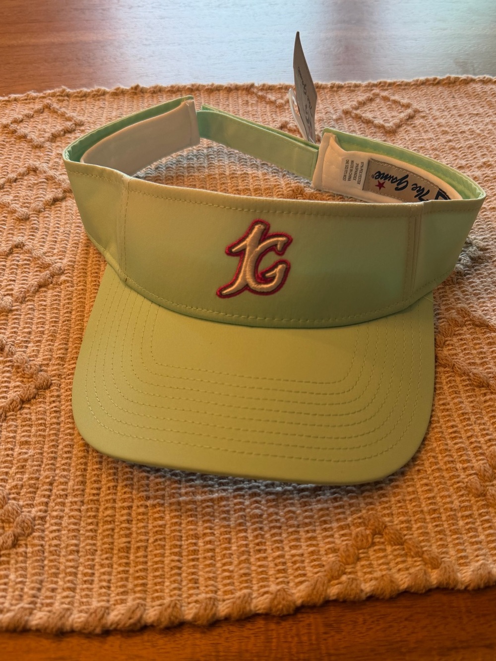 NWT Young Guns Light Green Visor by The Game